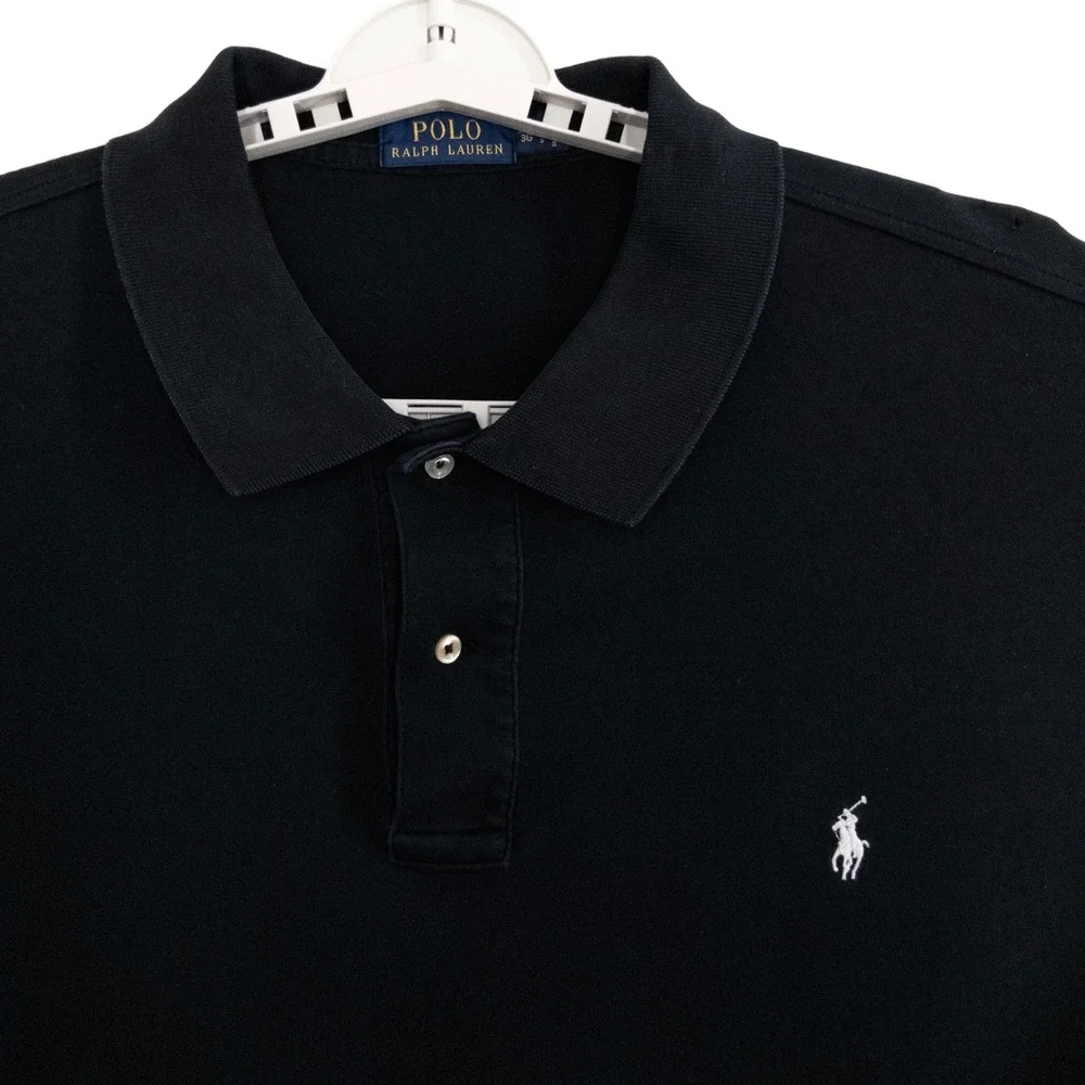 Polo Ralph Lauren Black Classic Fit Polo Shirt Men's 3XB Big Tall Pony Logo